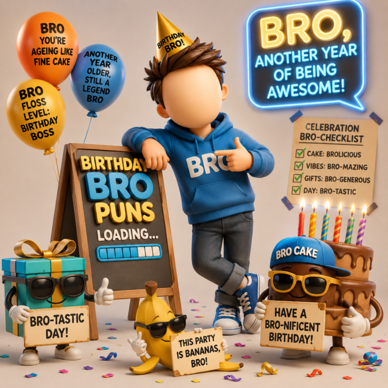 Birthday & Celebration Bro Puns