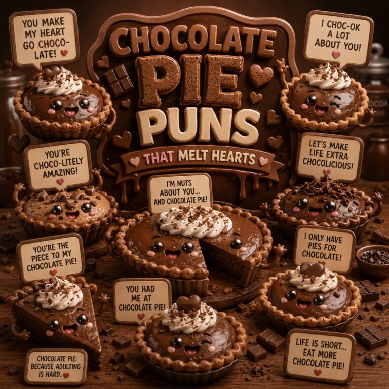 🍫 Chocolate Pie Puns That Melt Hearts