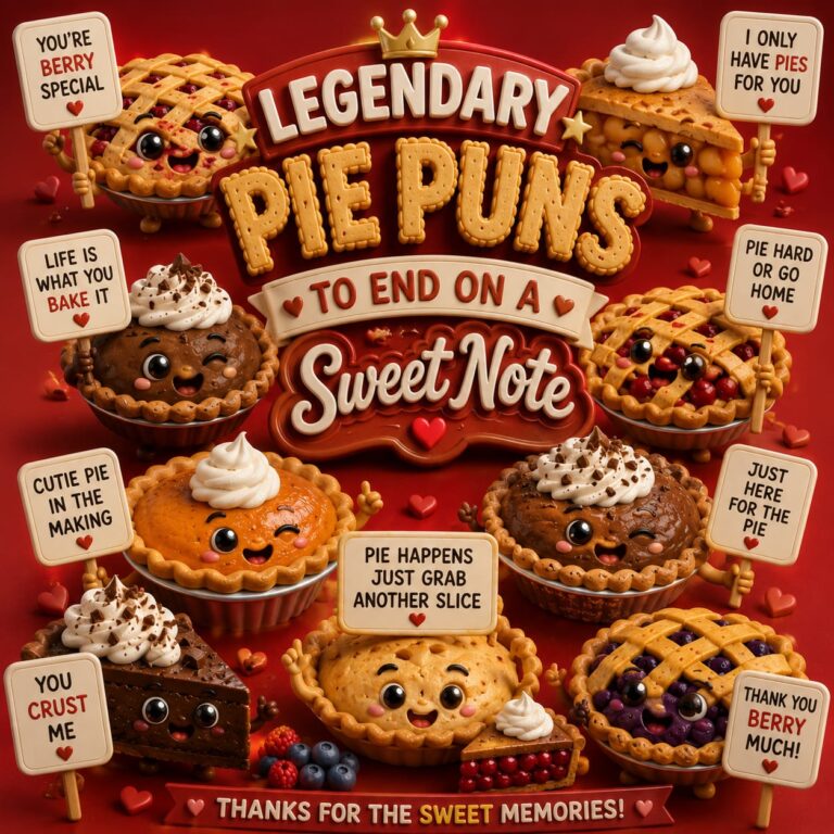 Legendary Pie Puns
