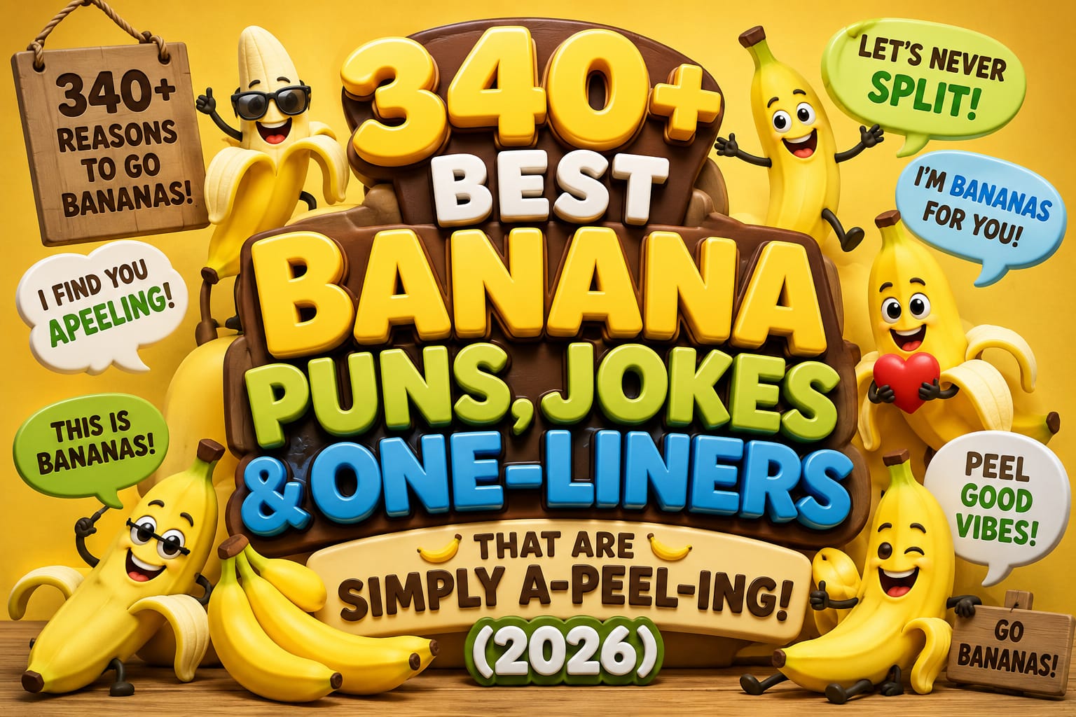 short & funny Banana Puns