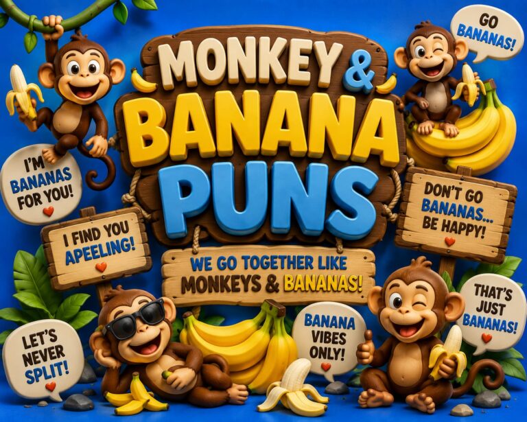 🐒 Monkey & Banana Puns