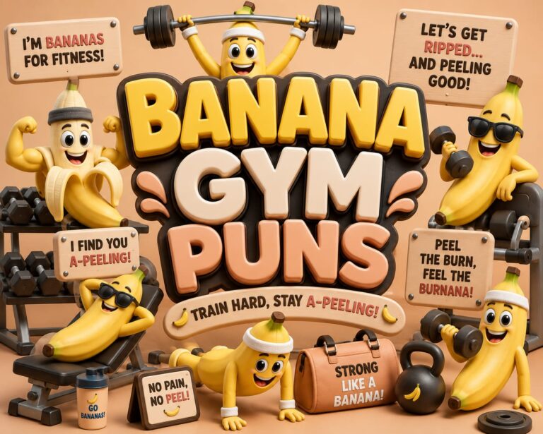 🏋️ Banana Gym Puns