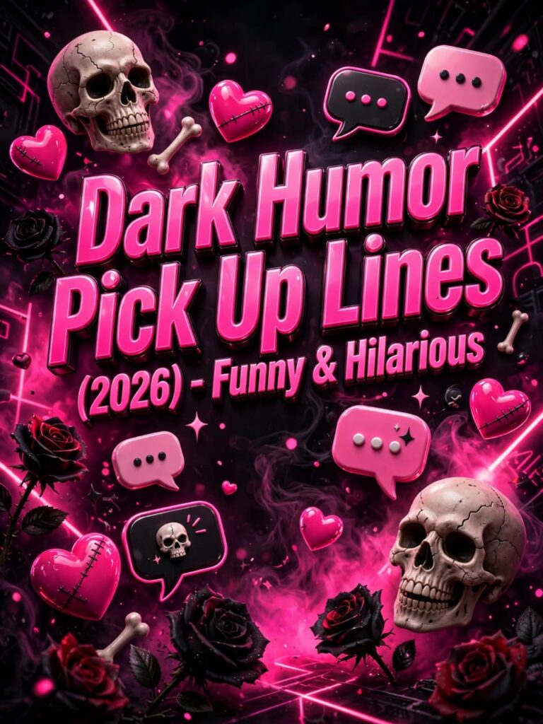 Dark Humor Pick Up Lines (2026) – Funny & Hilarious
