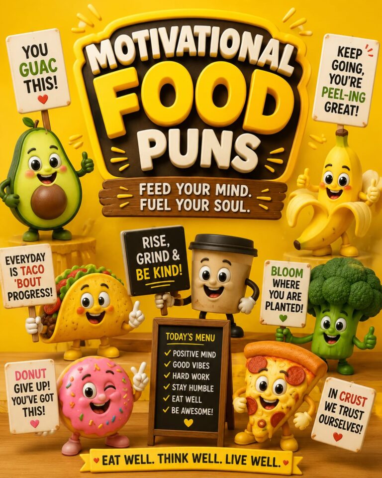 Motivational Food Puns