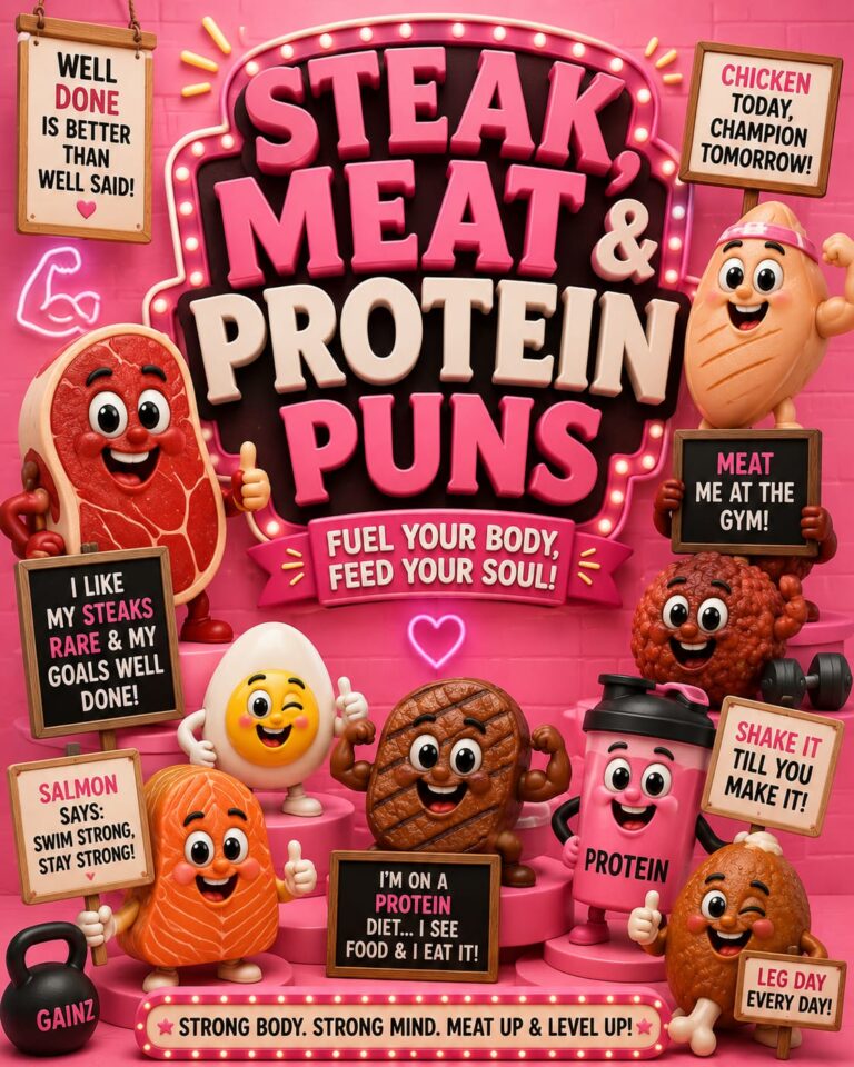 Steak, Meat & Protein Puns
