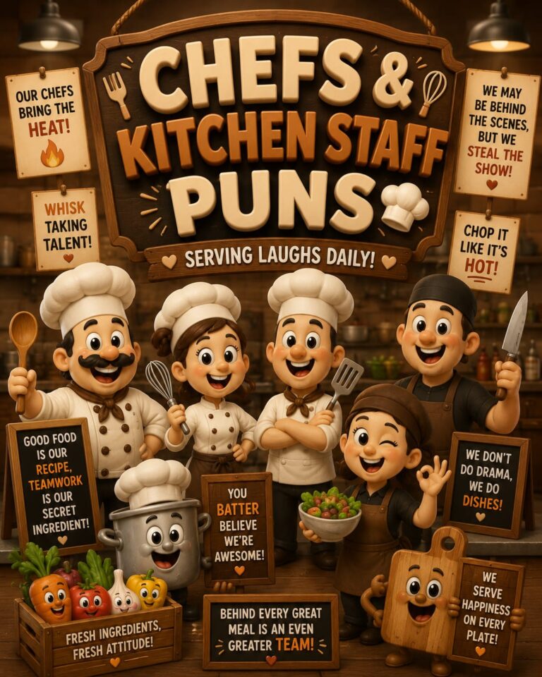 Chefs & Kitchen Staff Puns