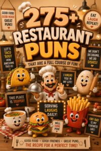 restaurant puns