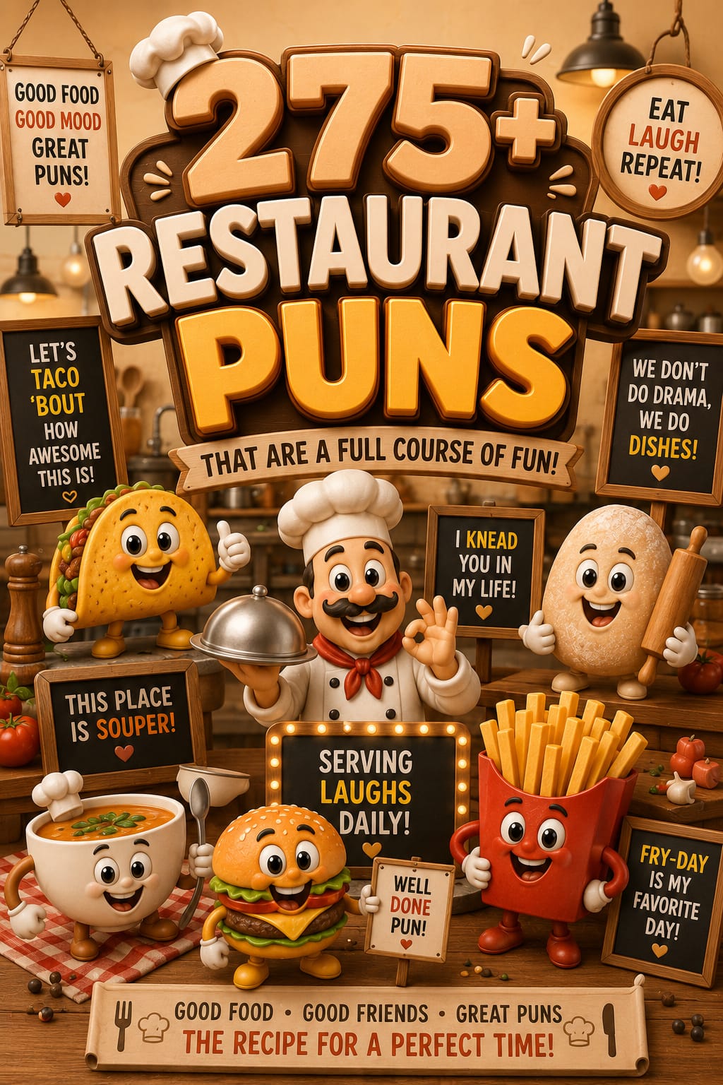 restaurant puns