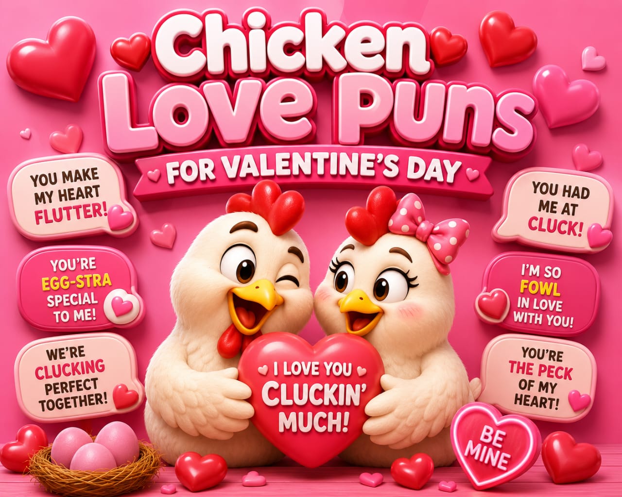 ❤️ Chicken Love Puns for Valentine's Day