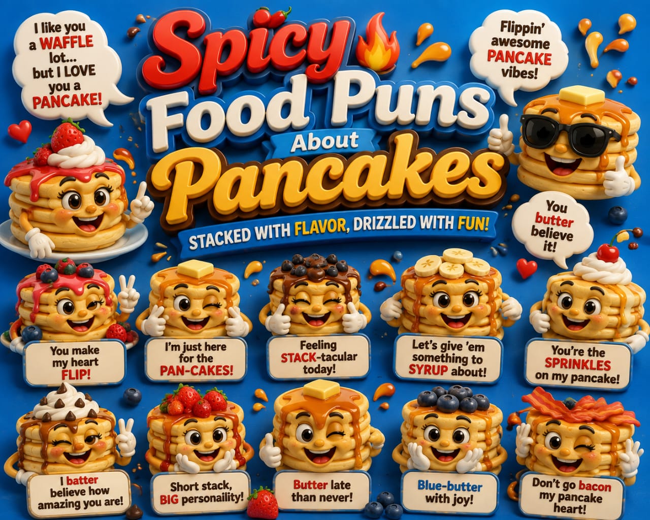 🥞 Spicy Food Puns About Pancakes