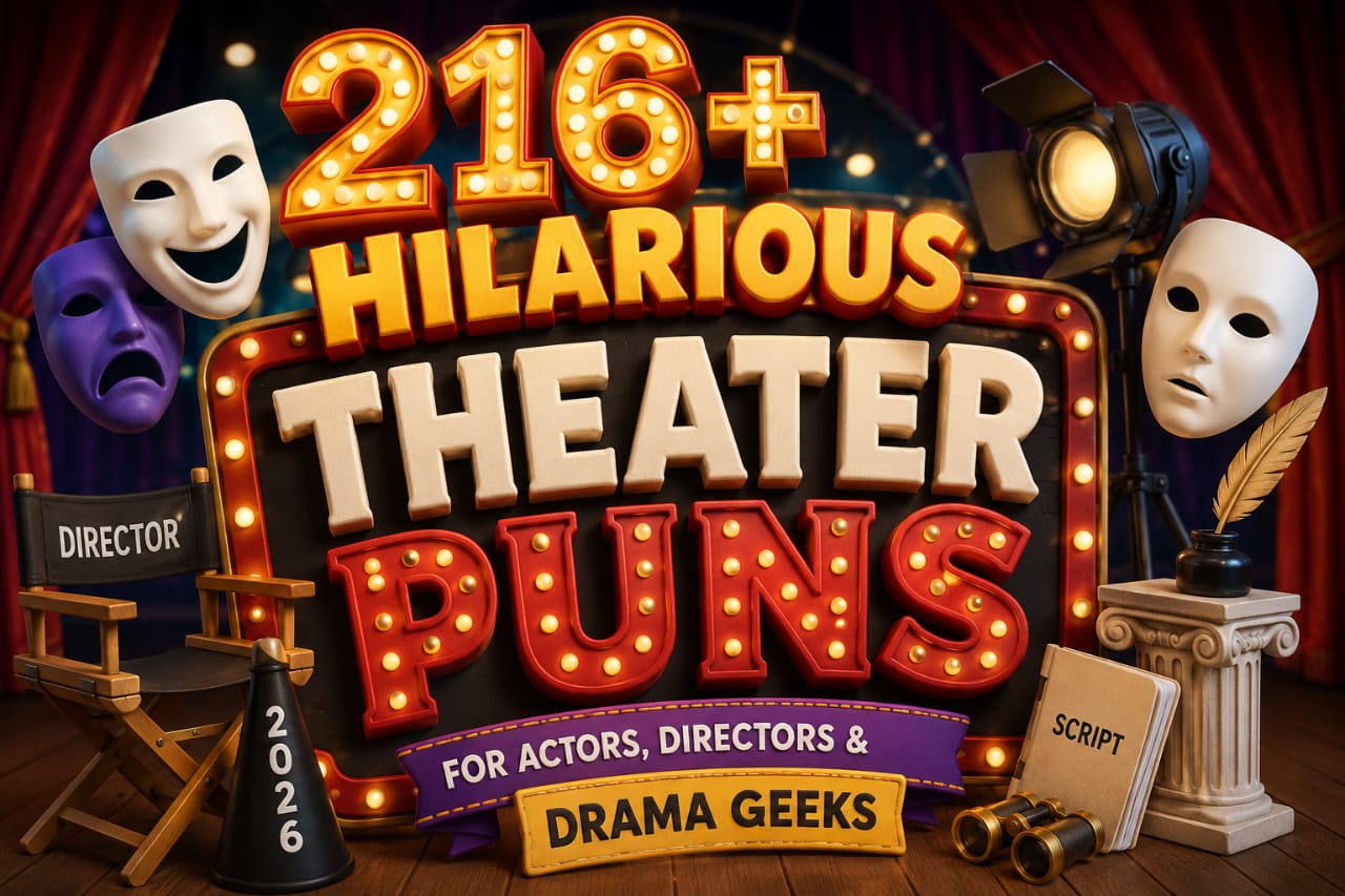 216+ Hilarious Theater Puns for Actors, Directors & Drama Geeks (2026)