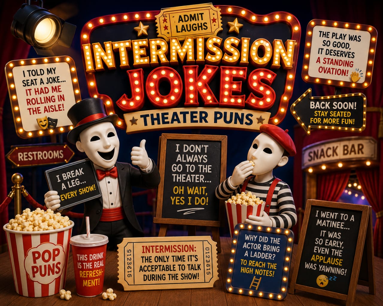 🎟️ Intermission Jokes