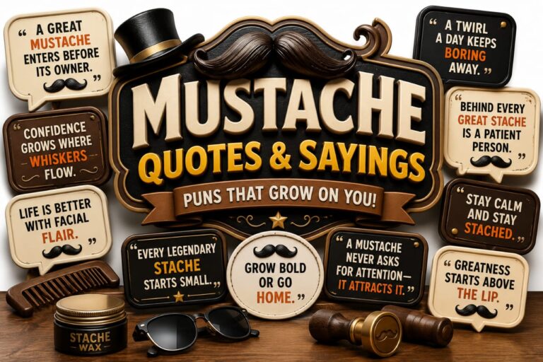 Mustache Quotes & Sayings