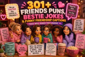 Friends Puns, Bestie Jokes