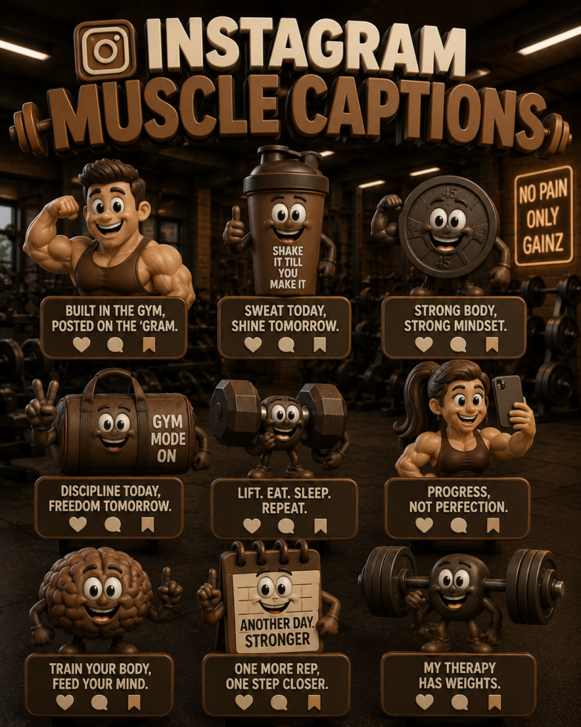 Instagram Muscle Captions