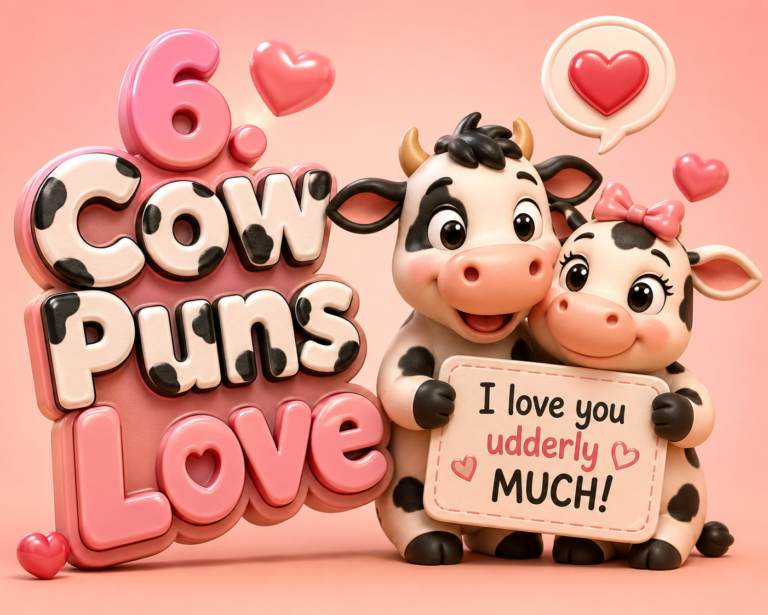 6. Cow Puns Love ❤️