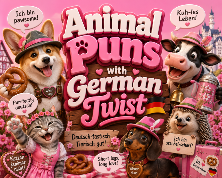 Animal Puns with German Twist