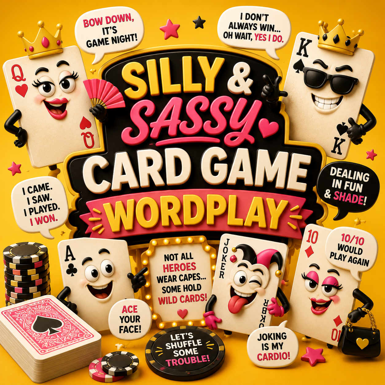 Silly & Sassy Card Game Wordplay