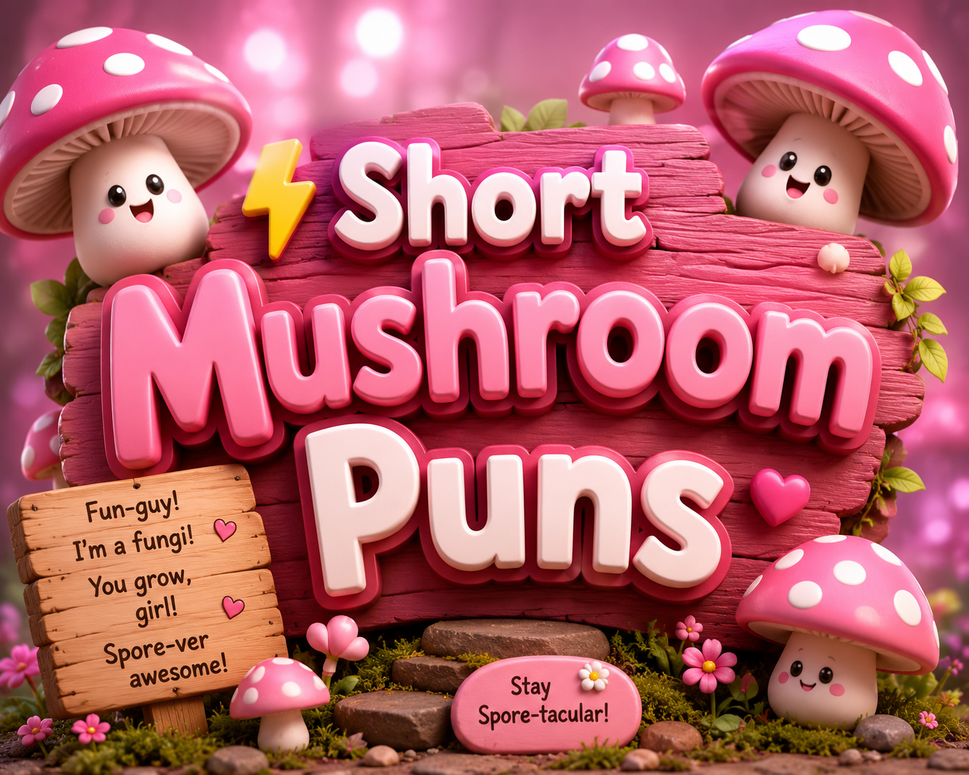 ⚡ Short Mushroom Puns