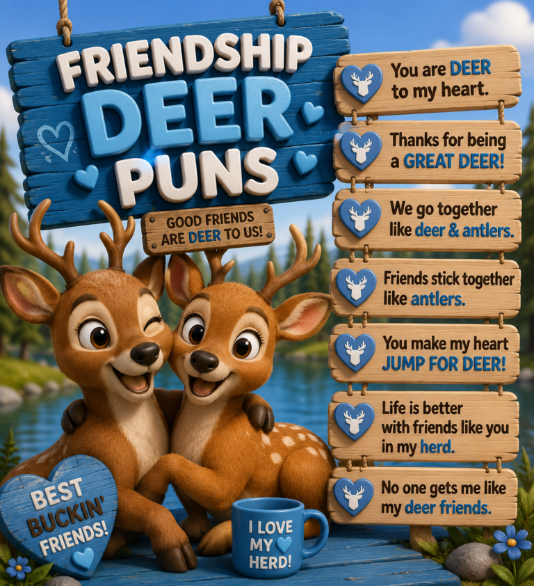 Friendship Deer Puns