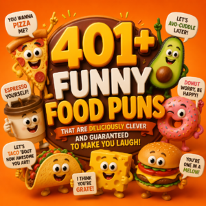 401+ Funny Food Puns