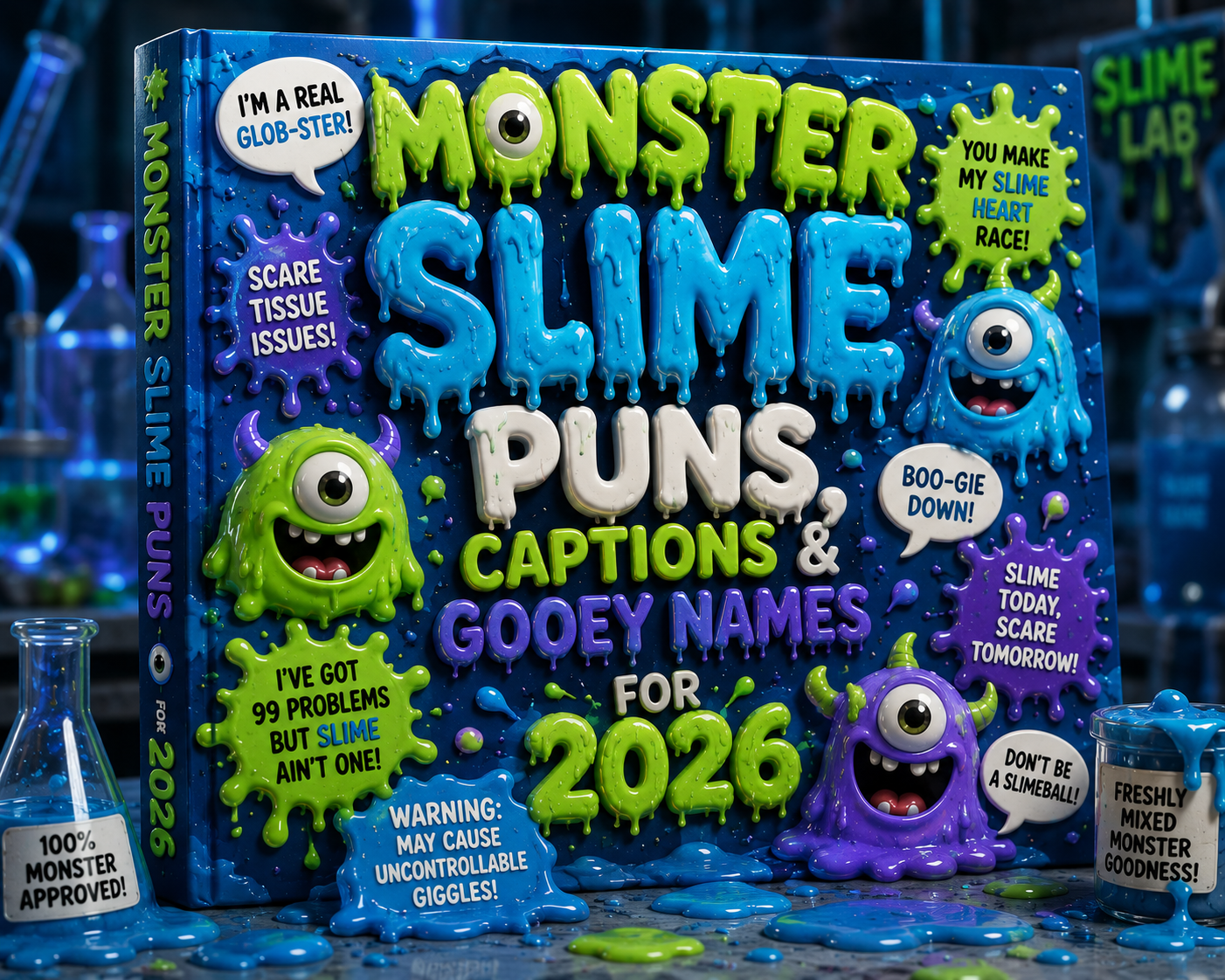 🦠 Monster Slime Puns