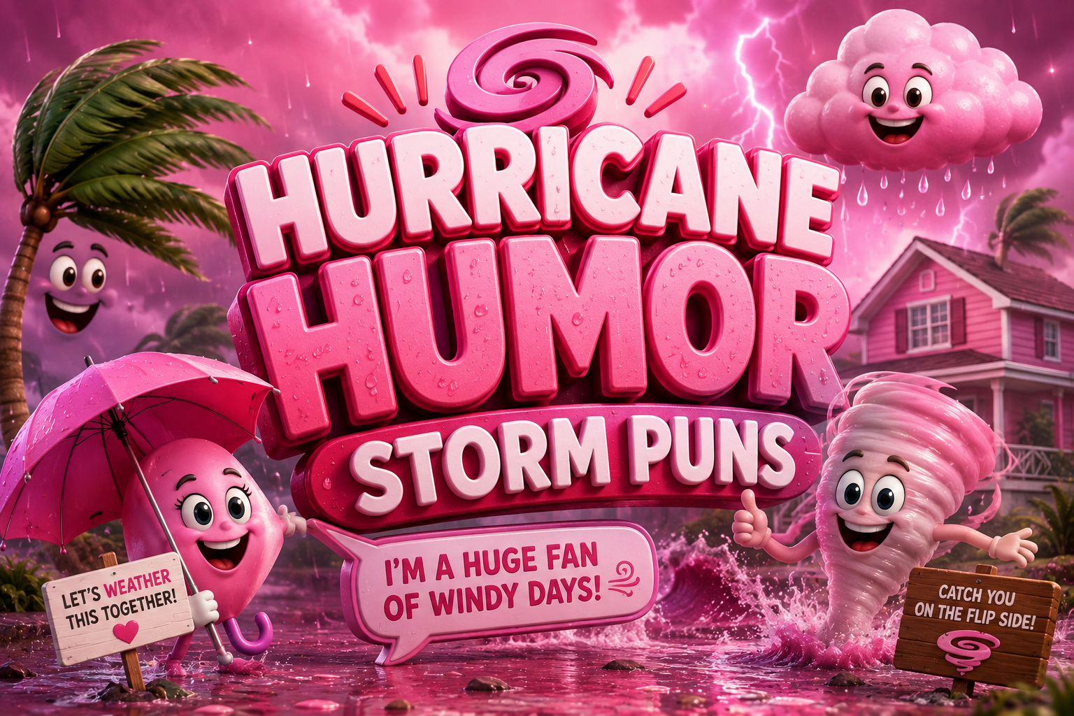 🌊 Hurricane Humor Storm Puns