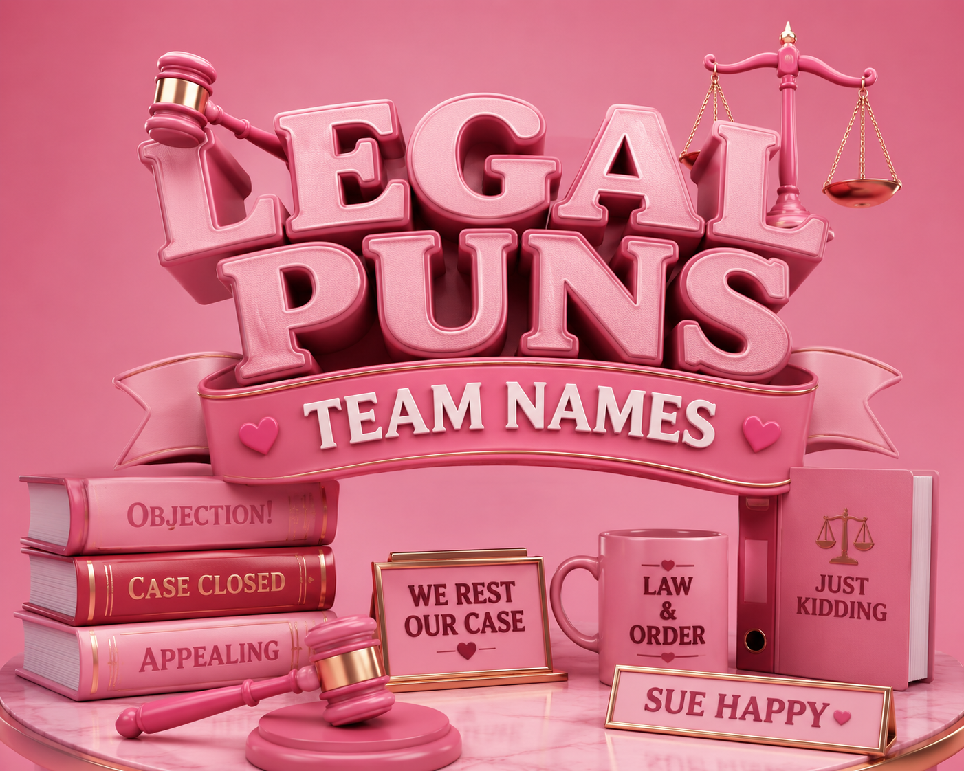 ⚖️ Legal Puns Team Names