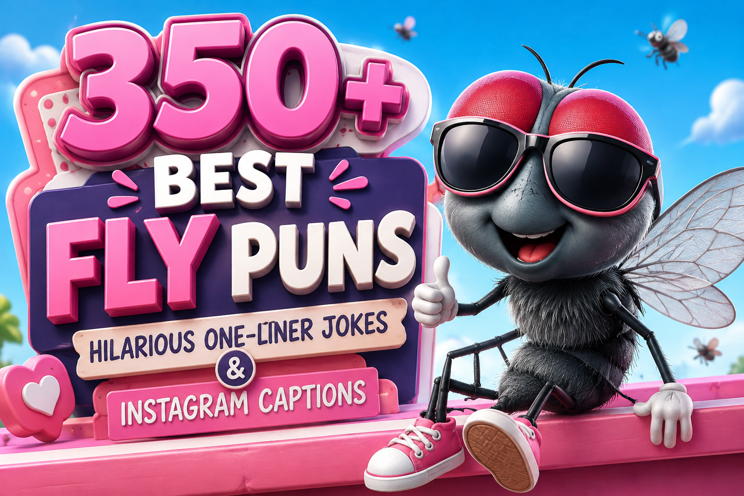 350+ Best Fly Puns: Hilarious One-Liner Jokes & Instagram Captions"
