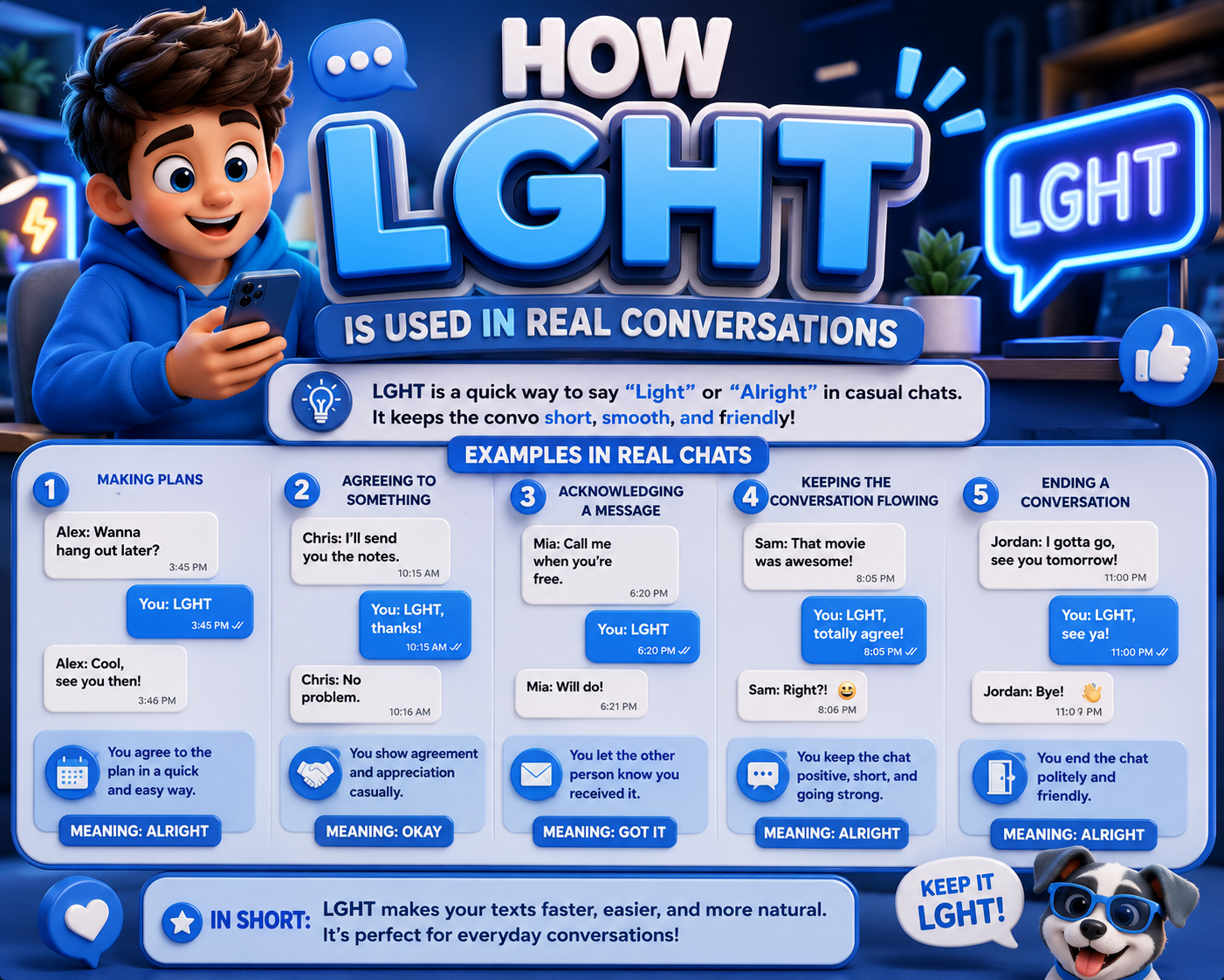 How LGHT Is Used In Real Conversations