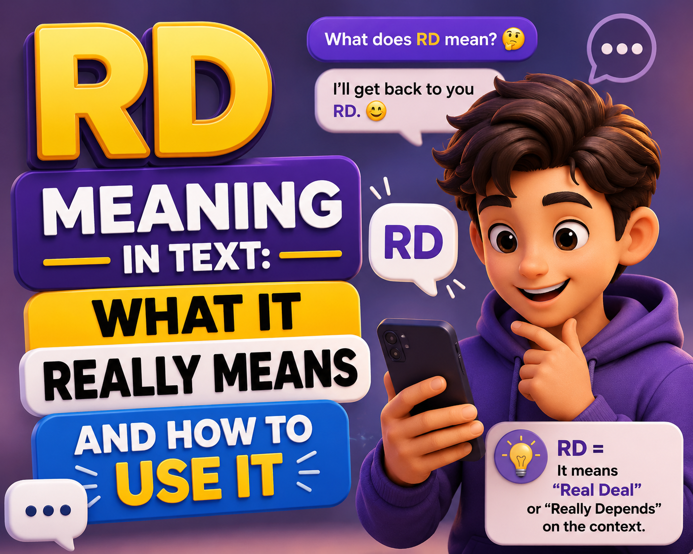 RD Meaning in Text: What It Really Means And How To Use It