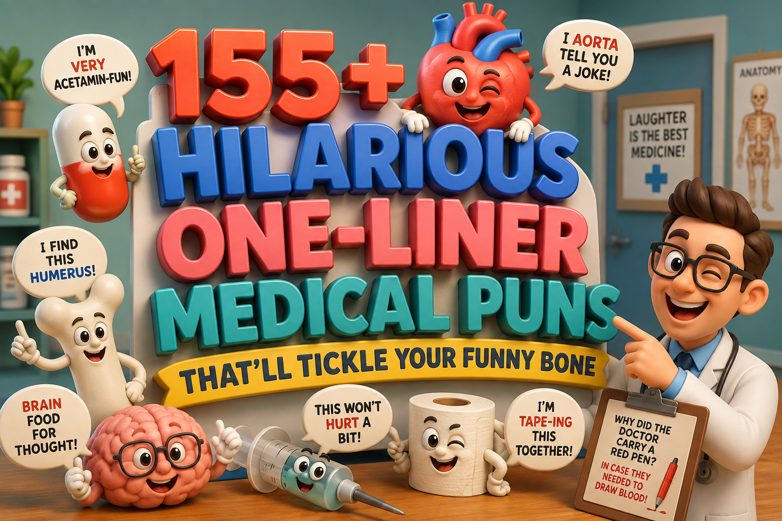 155+ Hilarious One-Liner Medical Puns That’ll Tickle Your Funny Bone