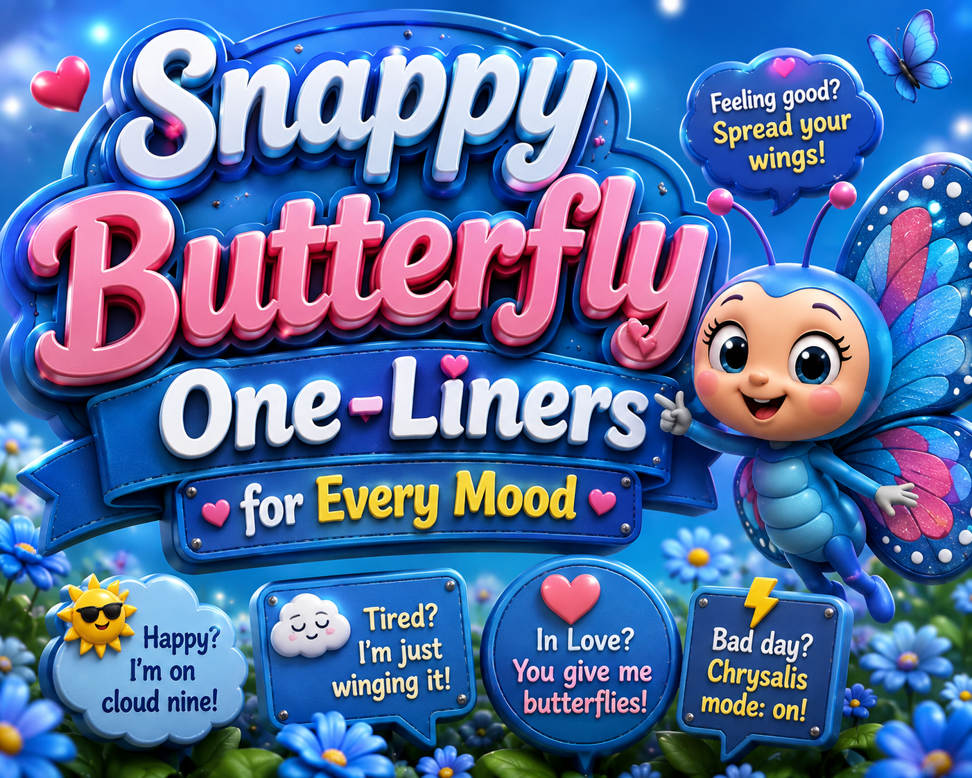 Snappy Butterfly One-Liners for Every Mood