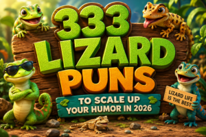333 Lizard Puns to Scale Up Your Humor in 2026