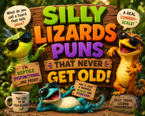 🦎 Silly Lizard Puns That Never Get Old