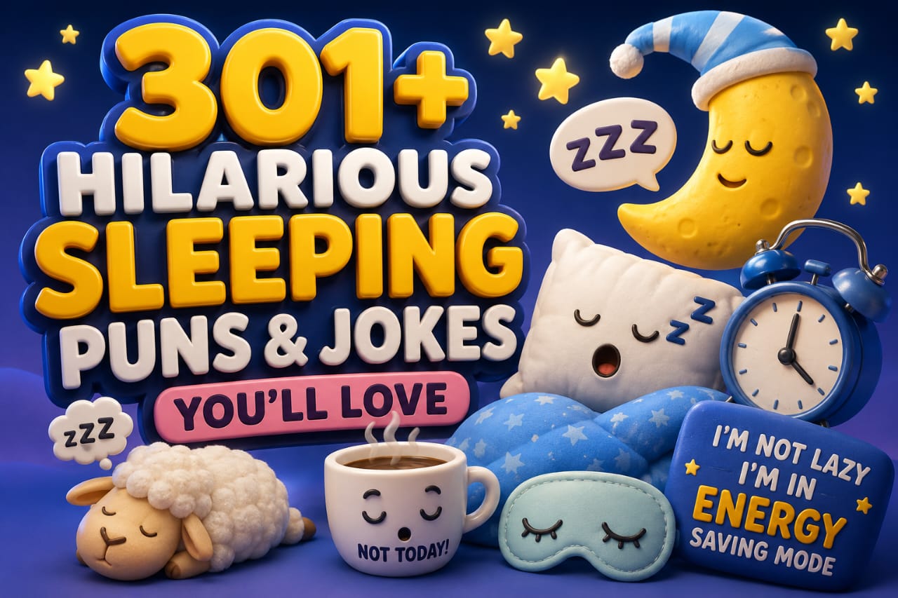 301+ Hilarious Sleeping Puns & Jokes You’ll Love