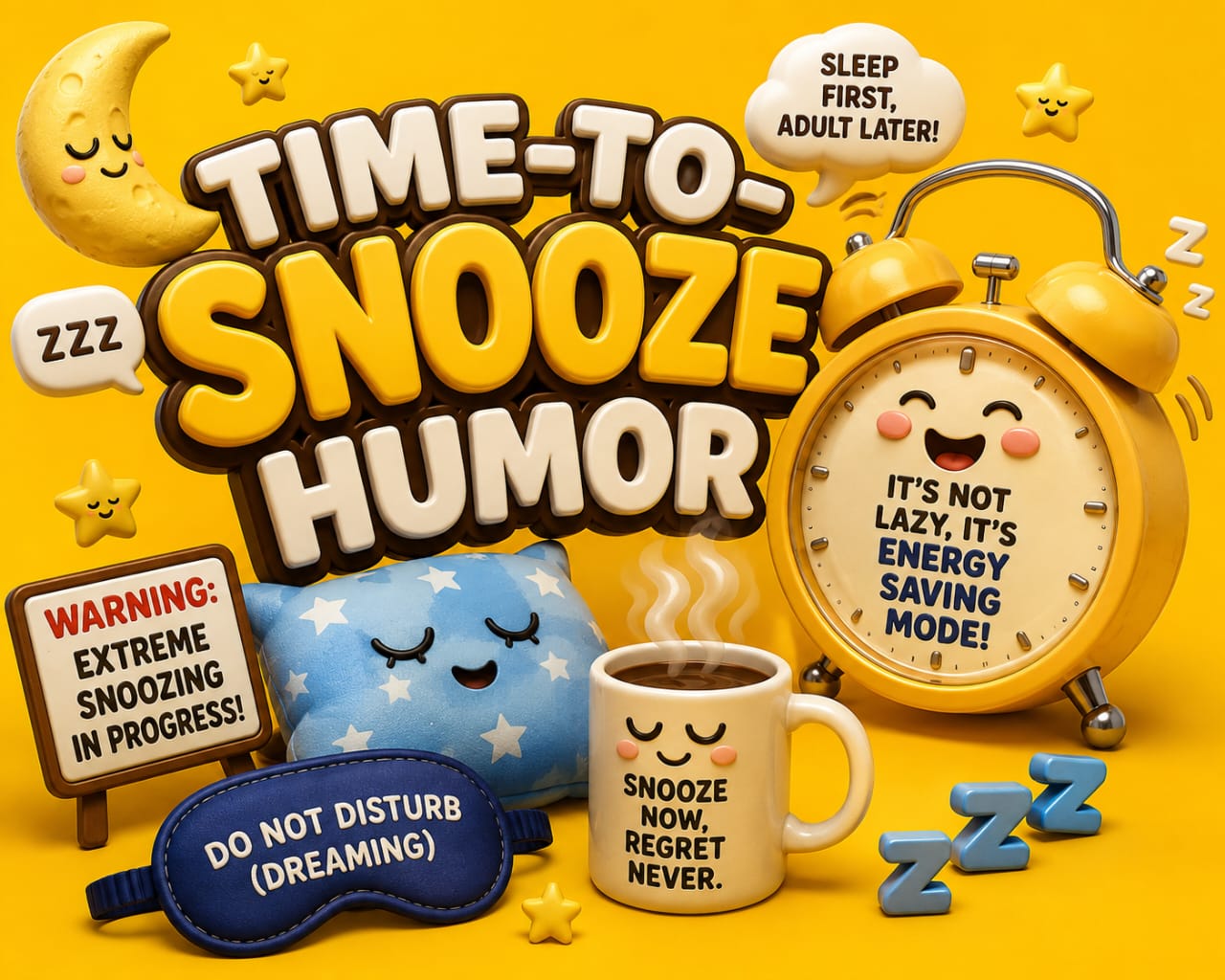🕰️ Time-to-Snooze Humor