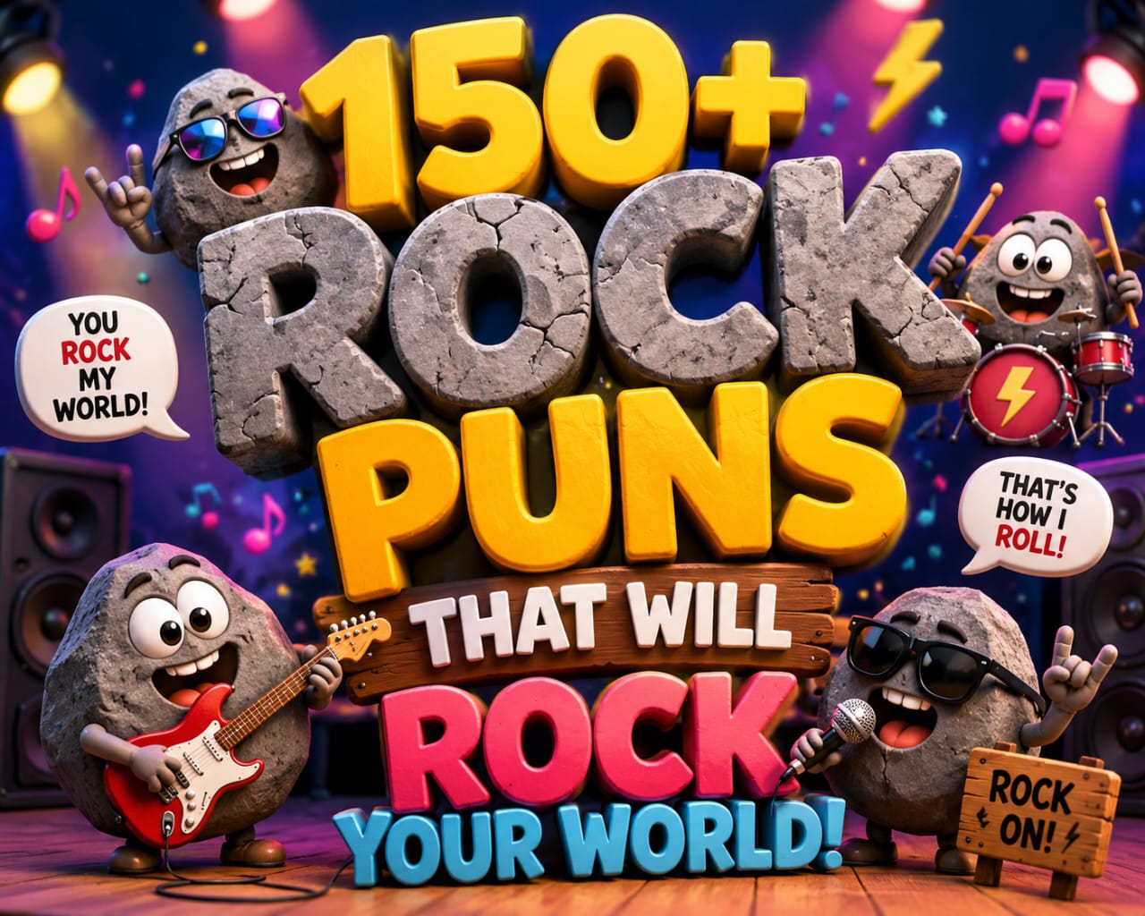 150+ Rock Puns That Will Rock Your World