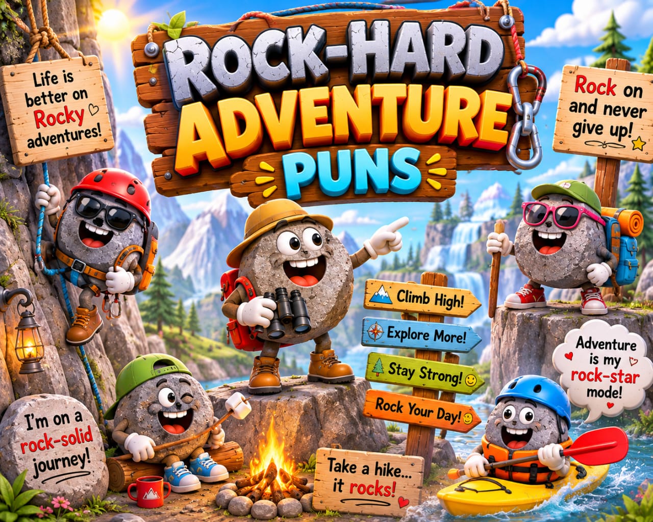 Rock-Hard Adventure Puns