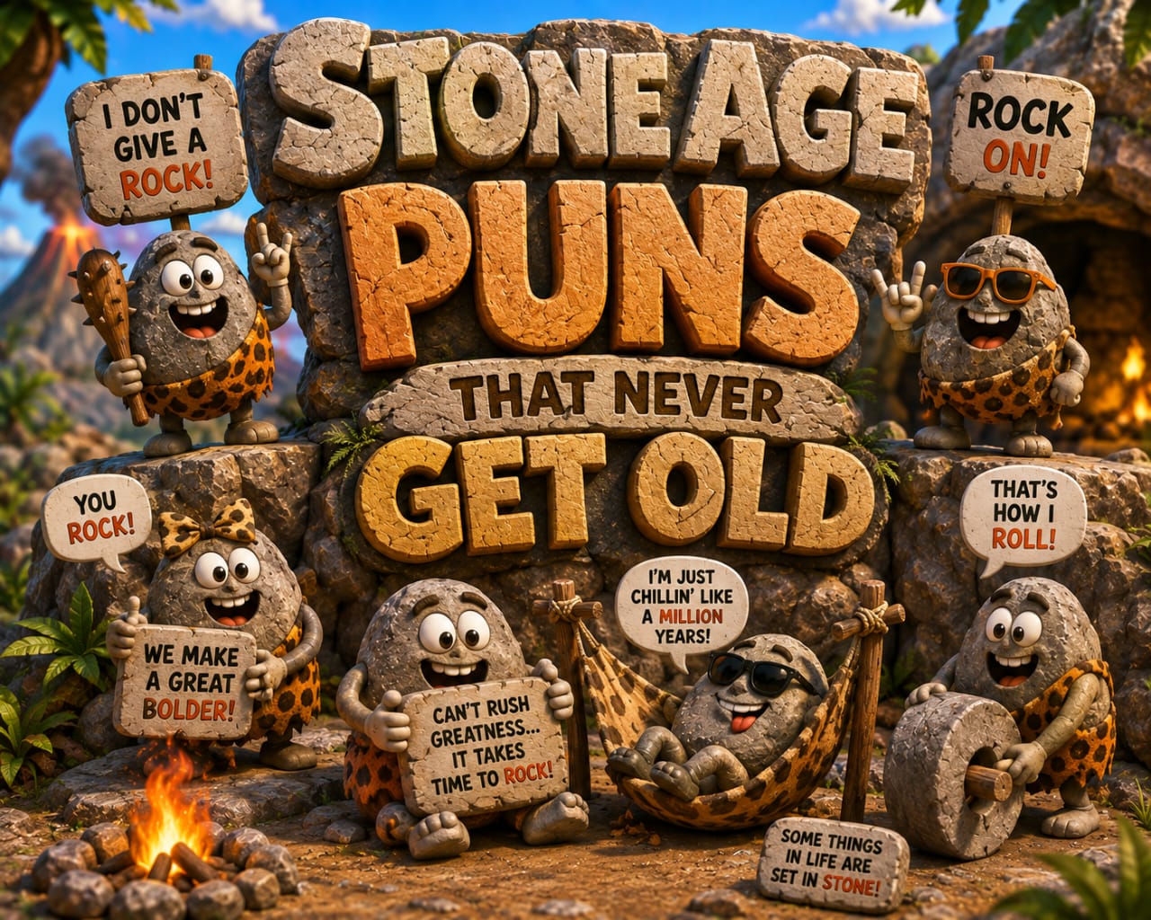 Stone Age Puns That Never Get Old