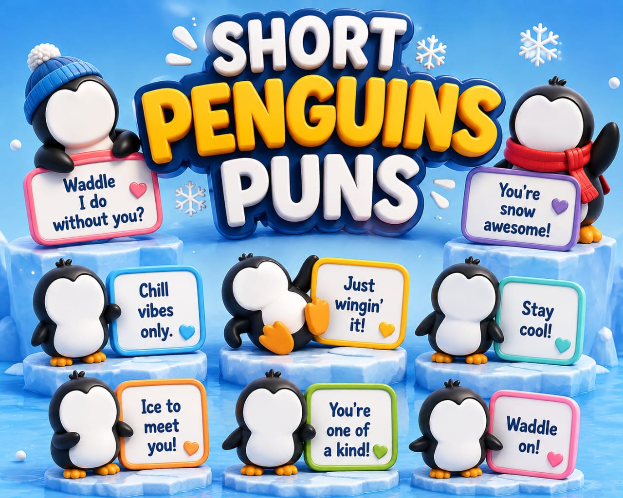 Short Penguin Puns