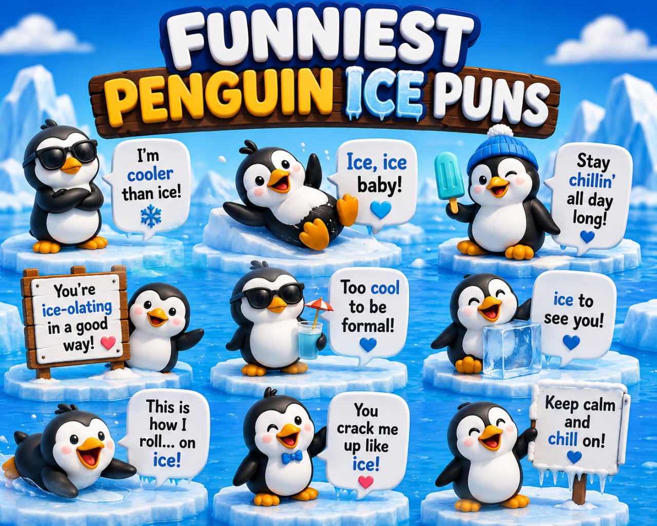 Funniest Penguin Ice Puns