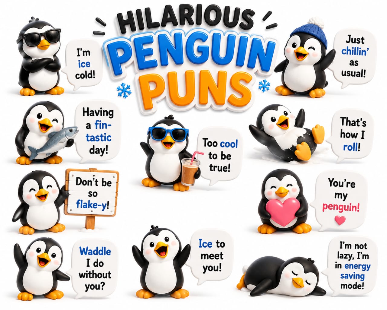 Hilarious Penguin puns