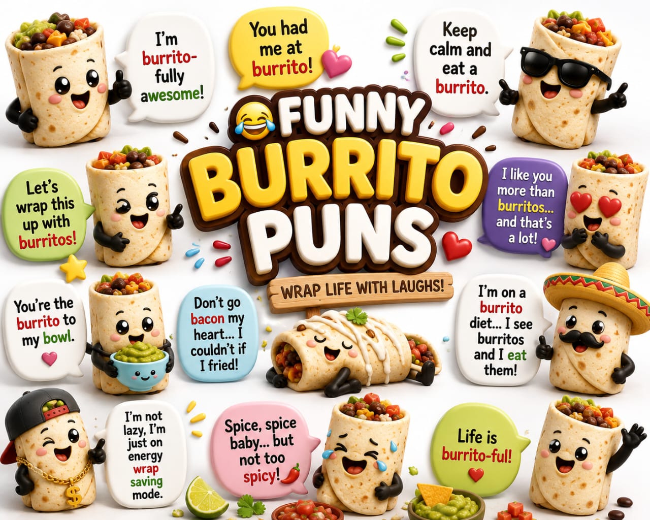 😂 Funny Burrito Puns