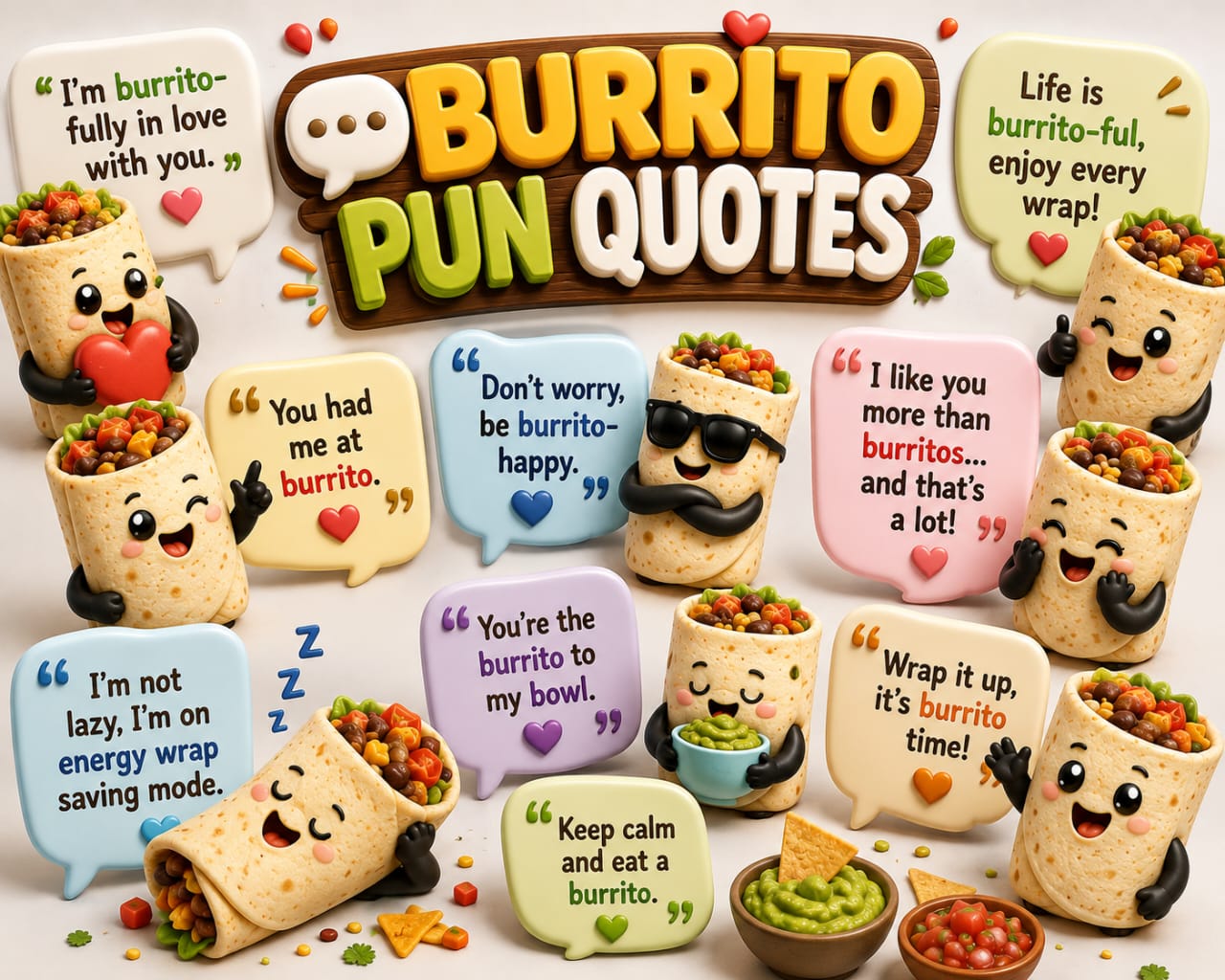 💬 Burrito Pun Quotes