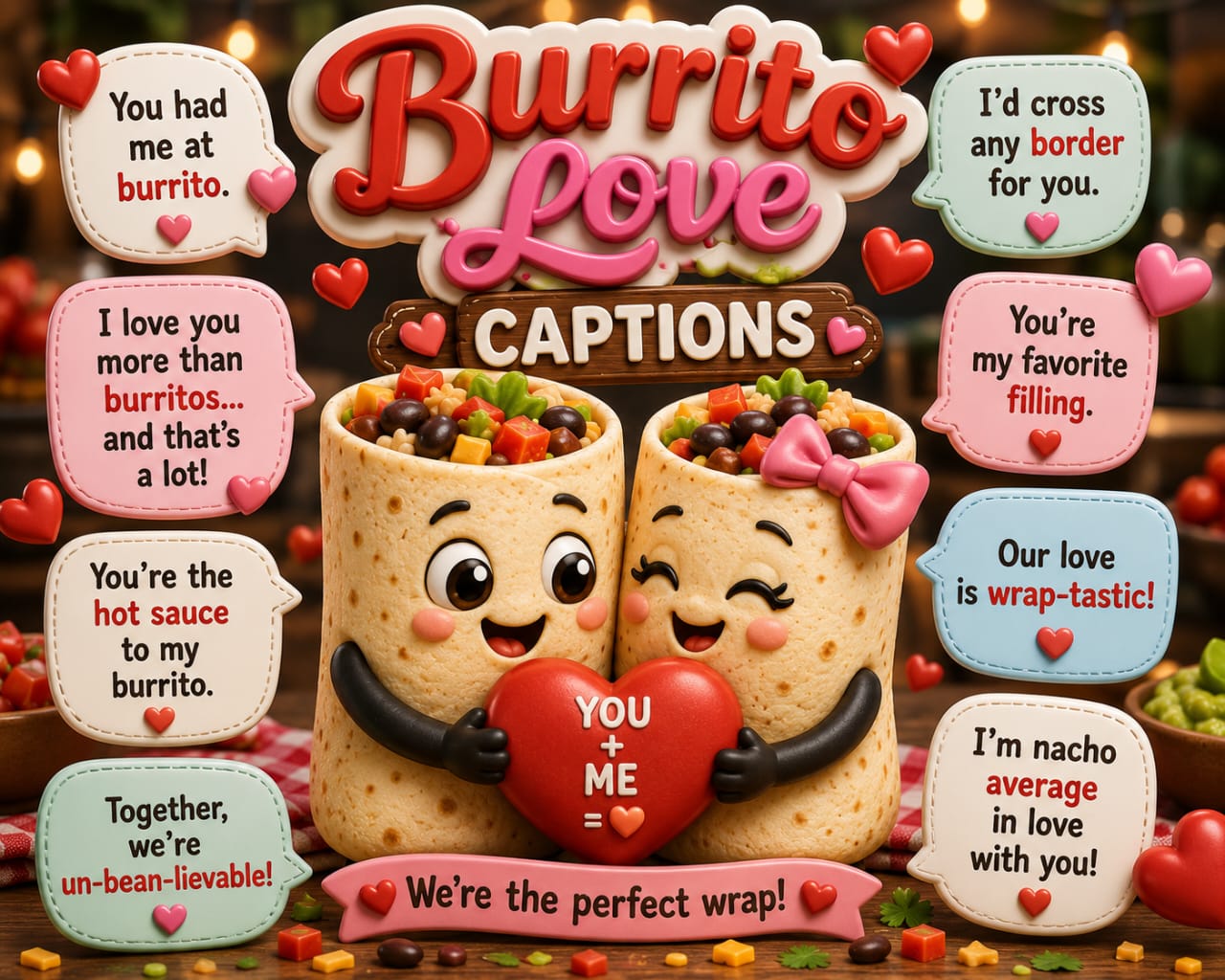 ❤️ Burrito Love Captions
