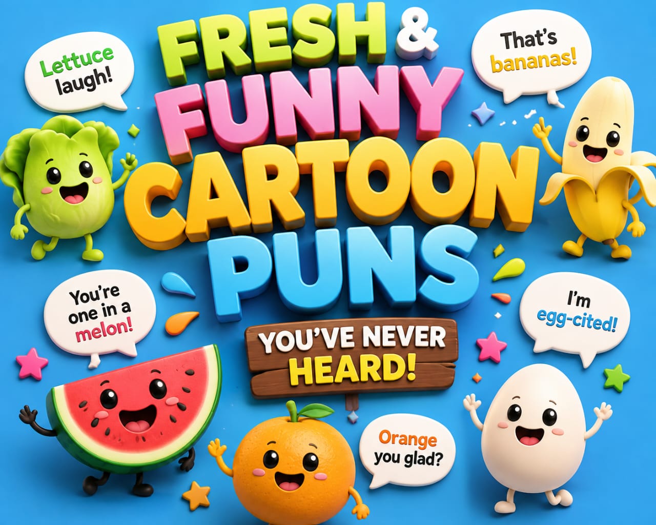 Fresh & Funny Cartoon Puns You’ve Never Heard