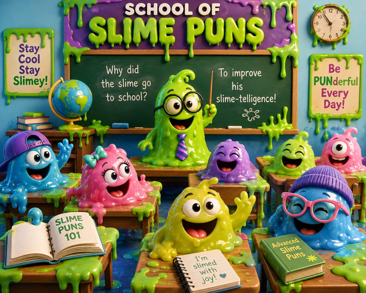 🧍‍♂️ School of Slime Puns