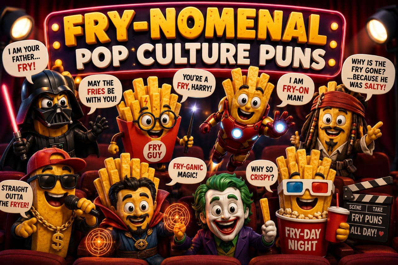 🥔 Fry-nomenal Pop Culture Puns