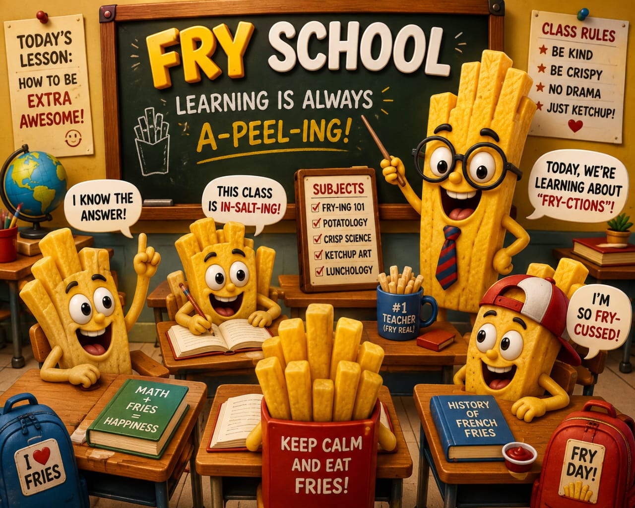 🥔 Fry School Humor